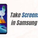 Take Screenshots in Samsung M11